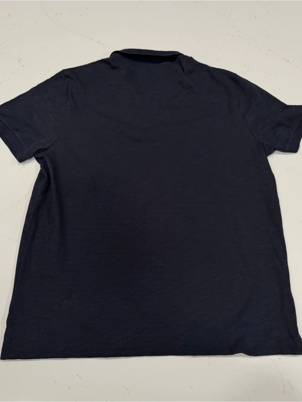 Vince Men's Coastal Blue Classic Slub Polo NWT - XL